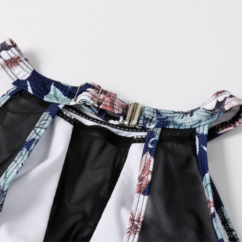 Bikini De Cintura Alta De Malla Sexy De Una Pieza For Mujer
