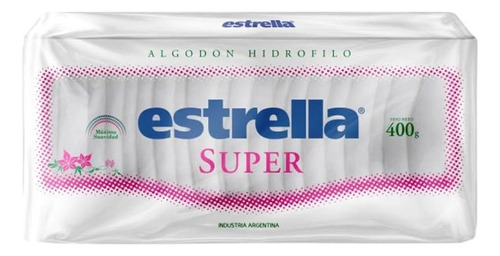 Estrella Super Algodon Hidrofilo X 400grs