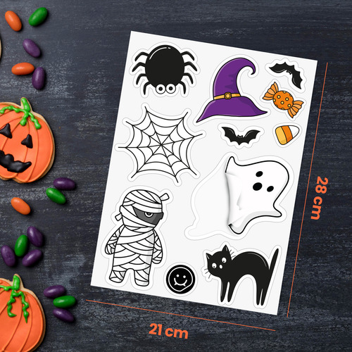 Adornos Halloween Para Ventanas - Pegatinas Electroestáticas