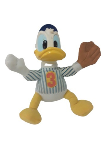 Peluche Pequeño  Pato Donald Beisbol Usado 