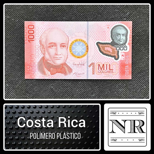 Costa Rica - 1000 Colones - Año 2013 - P #274 - Plástico