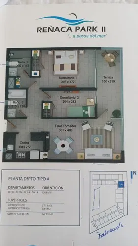 Departamento Condominio Rakun/.edificio Parque