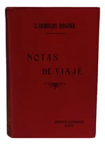 Comprar Notas De Viaje   Salvador Camacho Roldan