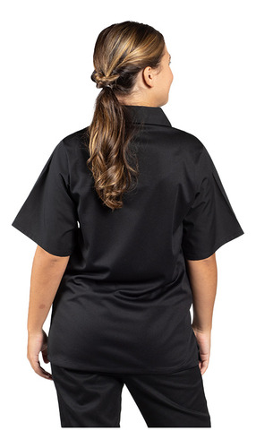 Camisa Negra Unisex Pro-vent Uncommon 0924 - Uniformes Chef