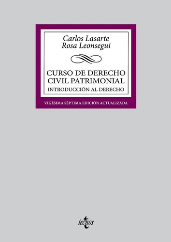 Libro: Curso De Derecho Civil Patrimonial. Lasarte, Carlos. 