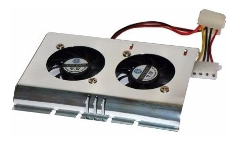 Fan Cooler Extractor Doble Ventilador Disco Duro 3.5 Ide Pc