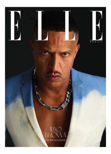 ELLE Brasil: Capa 03 - Mano Brown, de (Editado(es) por) Barbosa, Susana/ Any, Virginia., vol. 3. Editorial Papaki Editora Eireli, capa mole em português, 2021