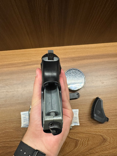 Pistola Pressão Gamo Pt-85 Usada + Faca Brinde Preto 4.5 Mm