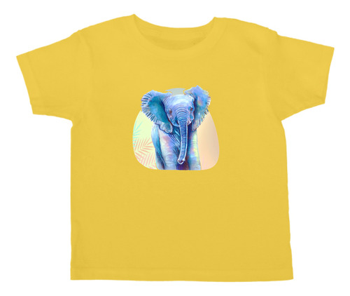 Playera Para Bebé De Elefante En Acuarela