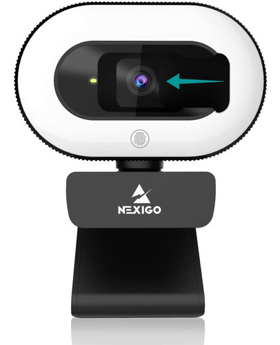 Webcan 2021 Nexigo Streamcam N930e, Cámara Web 1080p Con An Color Negro