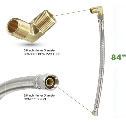 Supplies 27748pr-nl Premium - Manguera Conector Trenzad...
