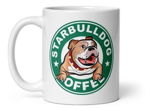 Taza De Mascota Perro Bulldog Café  Personalizada