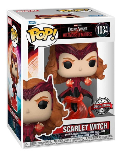 Funko Pop Marvel Dr Strange Multiverse Scarlet Witch Vortex