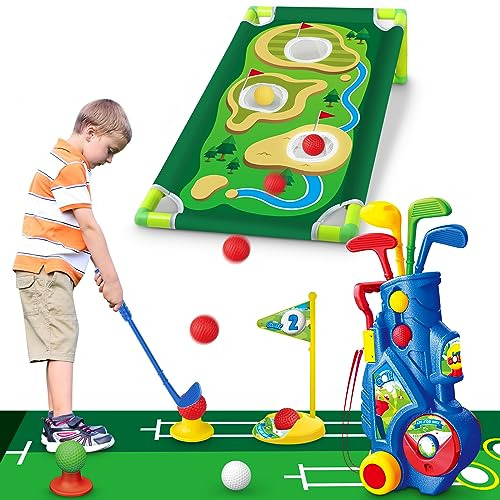 Letapapa Juego De Palos De Golf Para Niños, Juego De Golf P