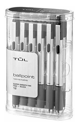 Bolígrafo Tul Bp3, 0.8mm, Negro, Pack 12.