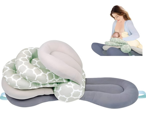 Almohada Ajustable 3 Niveles Multiuso Para Amamantar Bebés
