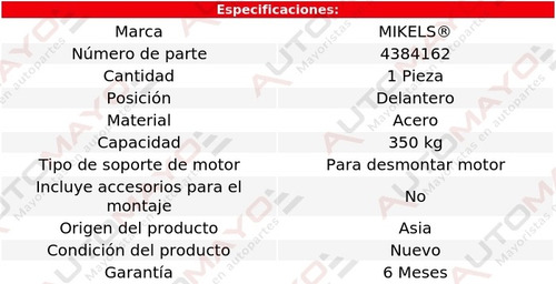 Soporte Motor 350 Kg Mikel's