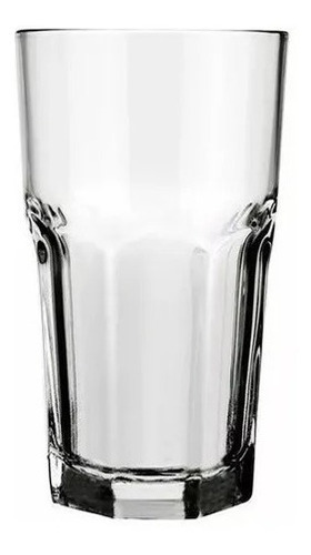 Vaso Vidrio Bristol Fasetado 340 Ml Nadir Cod.2611 X12u