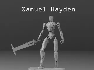 Samuel Hayden Doom Eternal- Figura Plastica