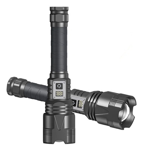 Linterna Láser Led Superpotente Con Zoom De 20000 Lúmenes Y