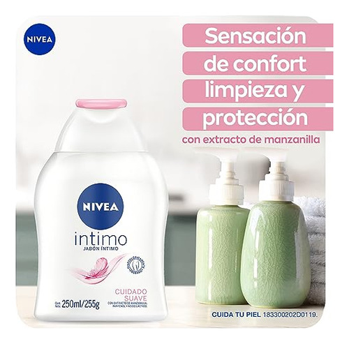 Jabón Íntimo Líquido Nivea Cuidado Suave 250ml