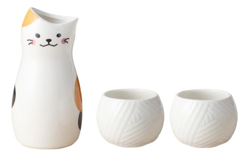 A Juego De Vasos De Cerámica For Botella De Sake, Vasos De