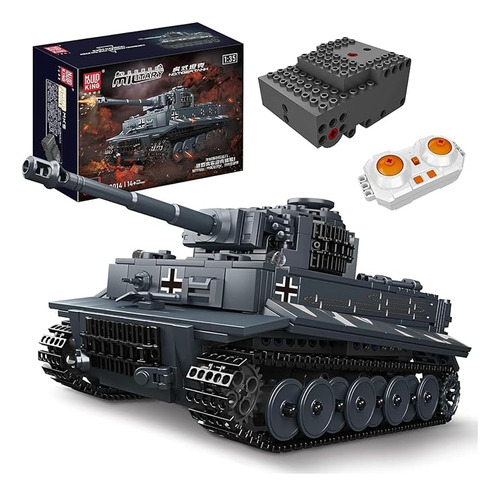 Juego De Bloques De Construcción Tanque Control Dual Rc App