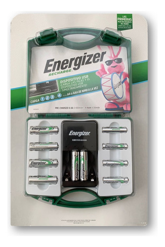 Energizer Recharge Cargador Y Pilas Recargables Aa Y Aaa