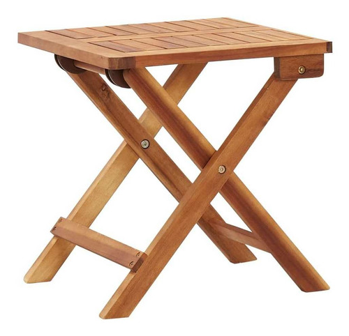 Camastro Con Mesa Polirratán Y Madera Maciza De Acacia