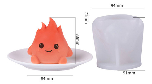 Molde Pequeño Para Tartas En Forma De Llama En Z 6001