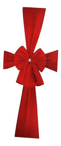 Lazo Rojo Para Puerta De Entrada, Decoración De Puerta Con