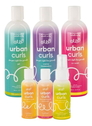 Kit Tratamiento Cabello Rizado Urban Curls Dia De Las Madres