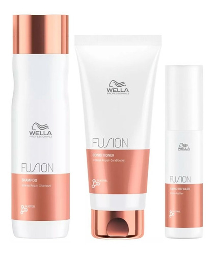 Wella Fusion Sh 250ml + Cond 200ml + Reconstrutor 70ml