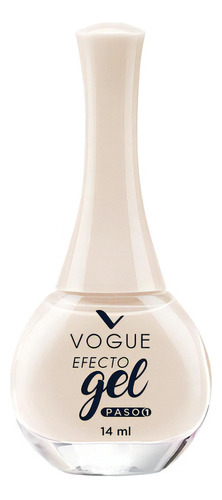 Esmalte de uñas color Vogue Efecto Gel Efecto Gel de 14mL de 1 unidades color Natural