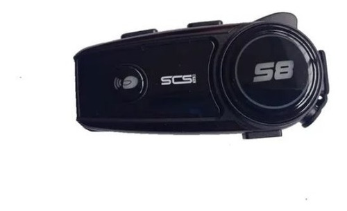 Intercomunicador Bluetooth Para Casco Moto Scs S8 Fm 500 Mts