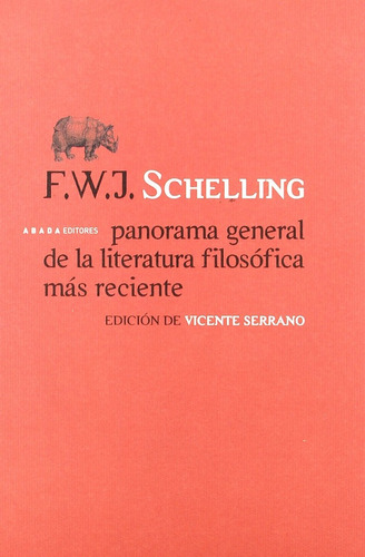 Panorama General De La Literatura Filosófica Schelling