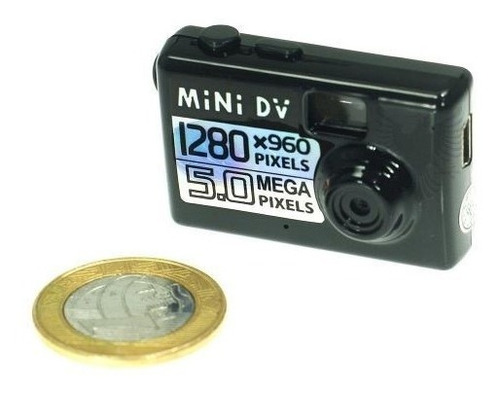 Mini Filmadora Detetive Hd Camera Espiã Frete Grátis