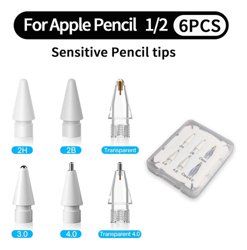 Puntas Para Lapiz De Metal Compatibles Apple Pencil Tactil