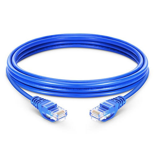 Cable De Red Rj45 5m Cat Utp E5 Azul Internet Nuevo C/tda 
