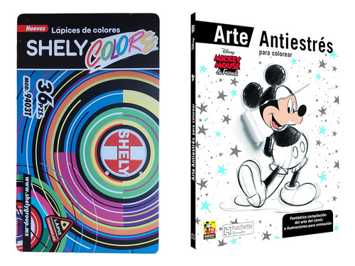 Libro P Colorear Disney Personajes + Colores Shely C 36