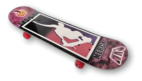 Imagen 3 de 9 de Skate Patineta Doble Dibujo Infantil 65cm X 22cm Violeta