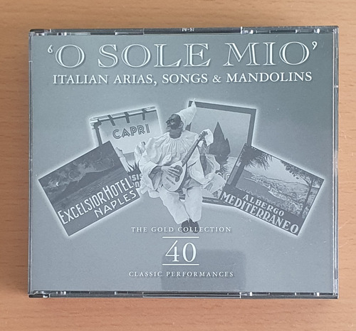 O Sole Mio, Italian Arias, Songs & Mandolins - 2 Cd Eec Nm