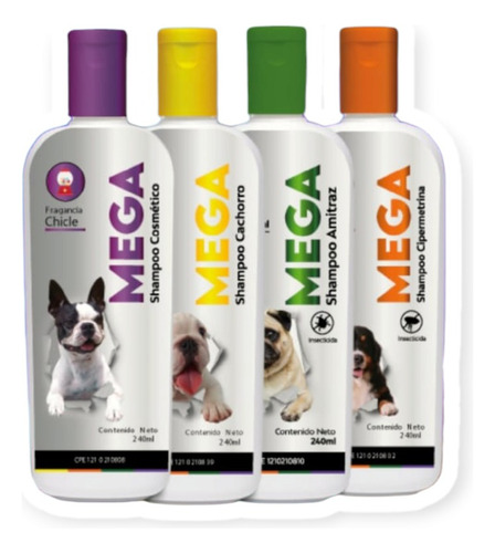 Champu Para Perros Mega
