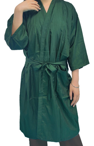 Mythus Kimono De Masaje De Spa, Bata De Corte De Peluqueria,