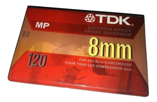 Cassette De Video 8mm Tdk P/ Filmadora Sony Canon Y Minolta