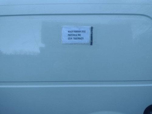 Imagen 10 de 12 de Renault Kangoo 2012 1.6 2 Furgon Confort Cd Svt 1plc