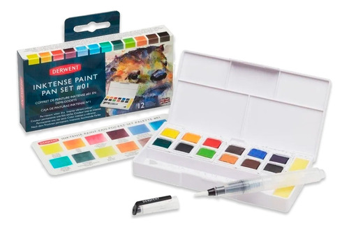 Acuarelas Derwent Inktense Set 1 X12 Unidades