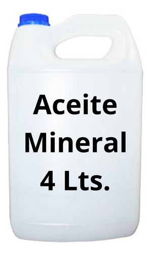 Aceite Mineral 4 Lt Masajes,velas,spa,vacum,terapia,nebuliz