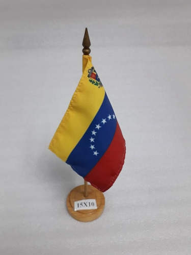 Bandera De Venezuela Para Escritorio 22x18 Mayor Y Detal