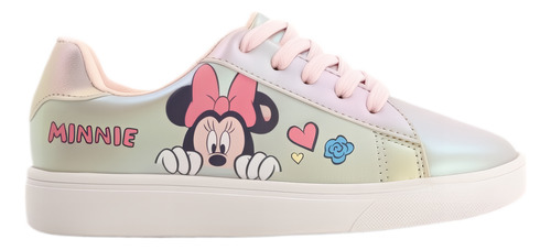 Sneakers Ve3669921 Minnie Mimi Mouse Flats Niñas
